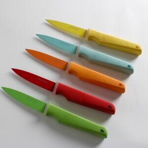 Prepology Ceramic Coated Paring Knives Set of 5